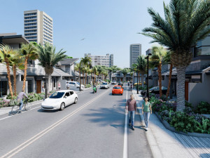 modern housing type 1 3D 모델