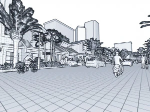 modern housing type 1 3D Model