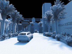 modern housing type 2 Model 3D