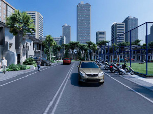 modern housing type 2 Model 3D