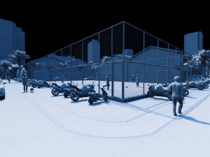 modern housing type 2 Model 3D
