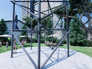 modern housing type 2 Model 3D