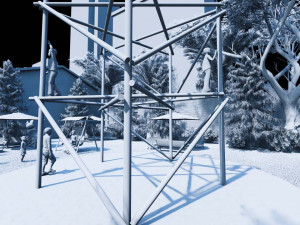 modern housing type 2 Model 3D