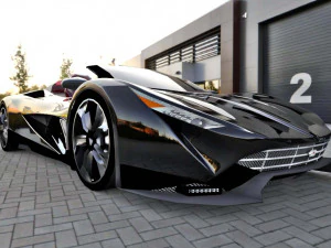 roadster spettro Modello 3D