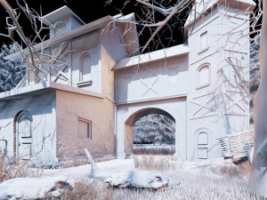 medieval house type 1 Model 3D