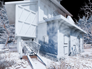 medieval house type 1 Model 3D