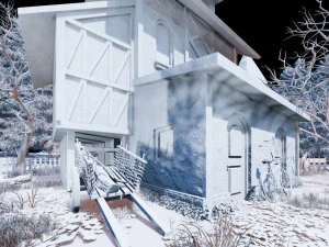 中世の家 タイプ 1 3Dモデル