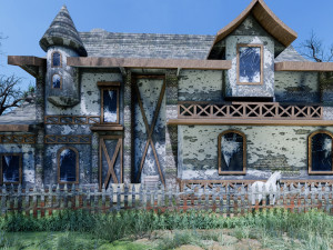 medieval house type 2 3Dモデル