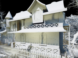 medieval house type 2 3Dモデル