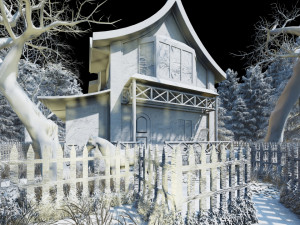 medieval house type 2 3Dモデル