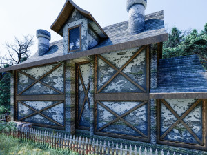 medieval house type 2 3Dモデル
