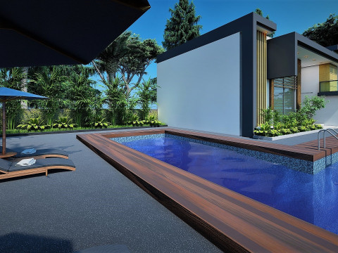 CONTEMPORARY VILLA ANAPHALIS JAVANICA 3D 모델