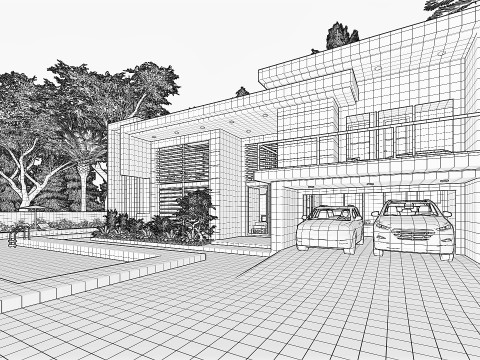 CONTEMPORARY VILLA ANAPHALIS JAVANICA 3D 모델