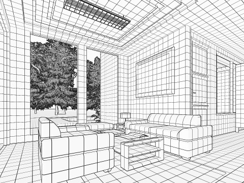 CONTEMPORARY VILLA ANAPHALIS JAVANICA 3D 모델