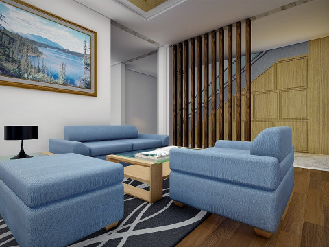 CONTEMPORARY VILLA ANAPHALIS JAVANICA 3D 모델