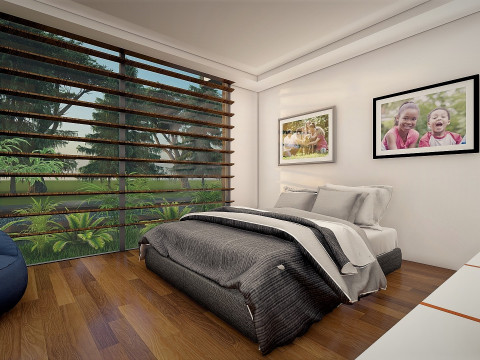 CONTEMPORARY VILLA ANAPHALIS JAVANICA 3D 모델
