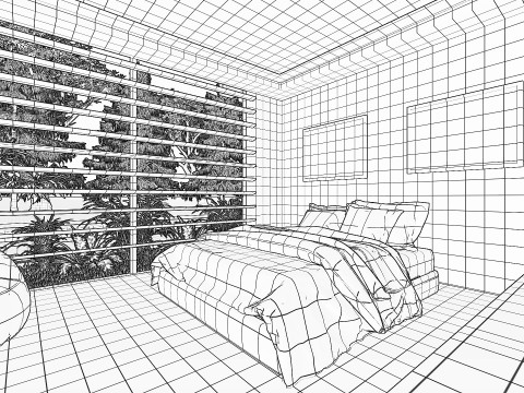 CONTEMPORARY VILLA ANAPHALIS JAVANICA 3D 모델