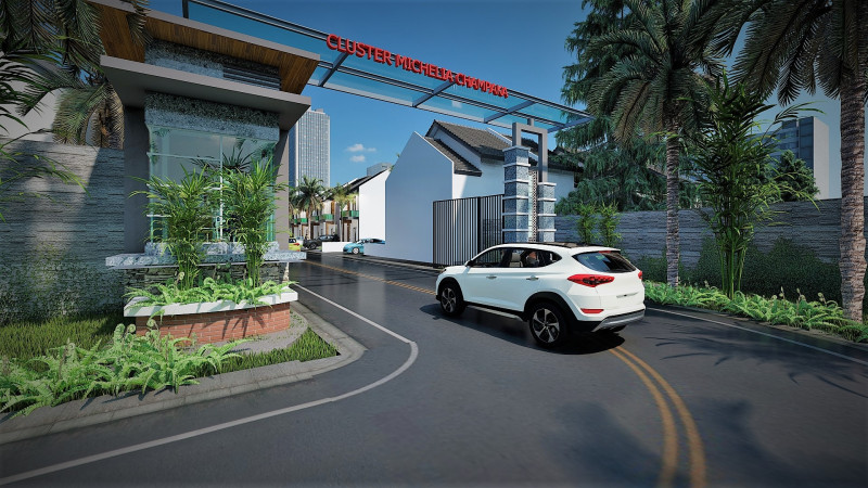 MODERN HOUSING MICHELIA CHAMPAKA 3D-Modell .c4d .max .obj .3ds .fbx .stl .blend