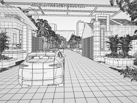 MODERN HOUSING MICHELIA CHAMPAKA 3D-Modell