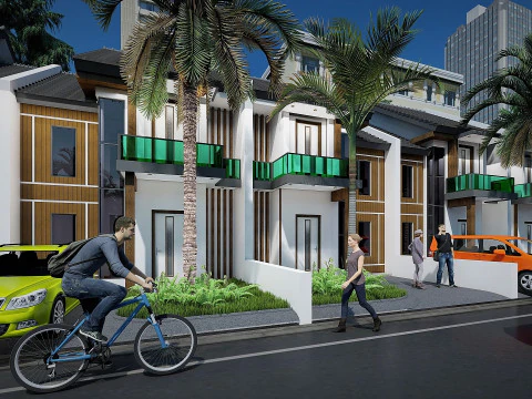 MORADIA MODERNA MICHELIA CHAMPAKA Modelo 3D