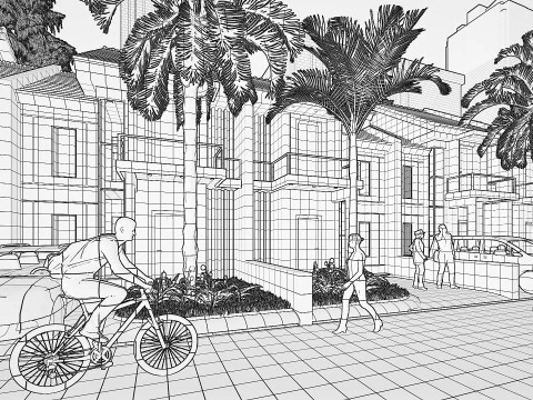 MORADIA MODERNA MICHELIA CHAMPAKA Modelo 3D
