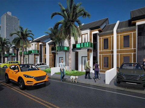 MORADIA MODERNA MICHELIA CHAMPAKA Modelo 3D