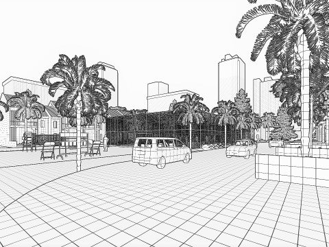 MODERN HOUSING MICHELIA CHAMPAKA 3D-Modell