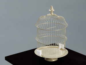 birdcage vintage Modèle 3D