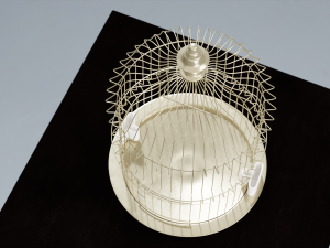 birdcage vintage Modèle 3D