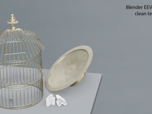 birdcage vintage Modèle 3D