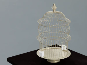 birdcage vintage 3D Model