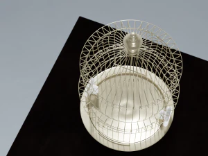 birdcage vintage 3D Model