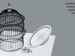 birdcage vintage 3D 모델