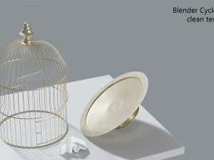 birdcage vintage Modello 3D