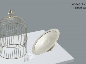 birdcage vintage Modello 3D