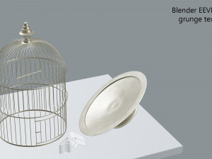 birdcage vintage Modello 3D