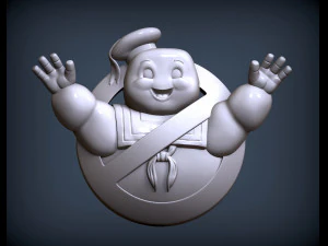 Model cetak 3d Ghostbuster Model Cetak 3D