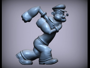 Popeye sailor 3d print model 3D Print Model
