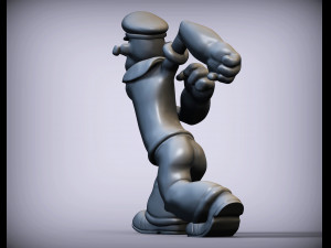 Popeye sailor 3d print model Modelo de Impressão 3D