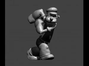 Popeye sailor 3d print model 3D Print Model