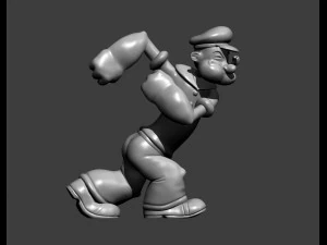 Popeye sailor 3d print model 3D Print Model