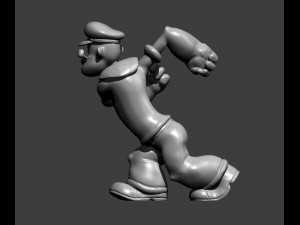 Popeye sailor 3d print model Modelo de Impressão 3D