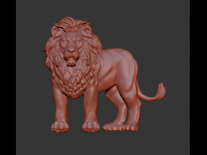 Lion bas relief 3d print model Modelo de impresión 3D