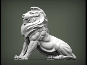 Lion for 3d printing 3d print model 3D 打印模型