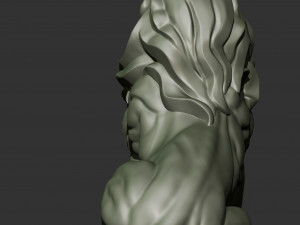 Lion for 3d printing 3d print model 3D Baskı Modeli