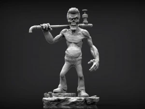 Modello di stampa 3D di zombie Modello di stampa 3D