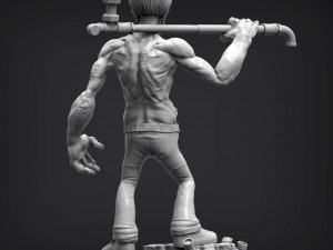 Zombie 3d print model 3D Baskı Modeli