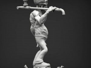 Zombie 3d print model 3D Baskı Modeli