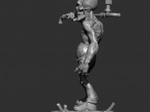 Zombie 3d print model 3D Baskı Modeli