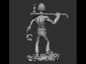 Zombie 3d print model 3D Print Model